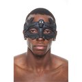 Kayso Matte Black Mythological Gladiator Inspired Venetian Masquerade Mask One Size GM005BK